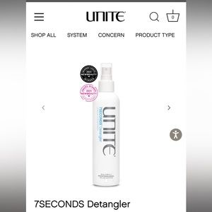 BNIB, UNITE 7 Second Detangler  Leave In Conditioner!